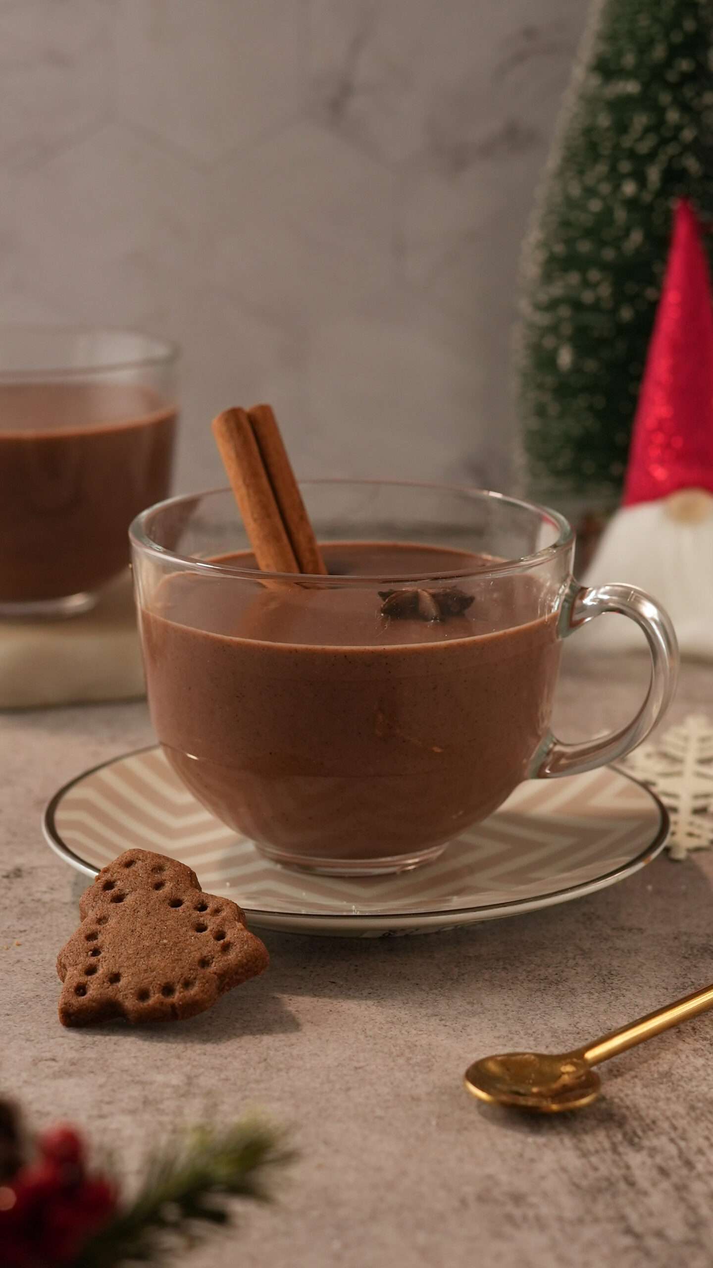 healthy spiced hot chocolate