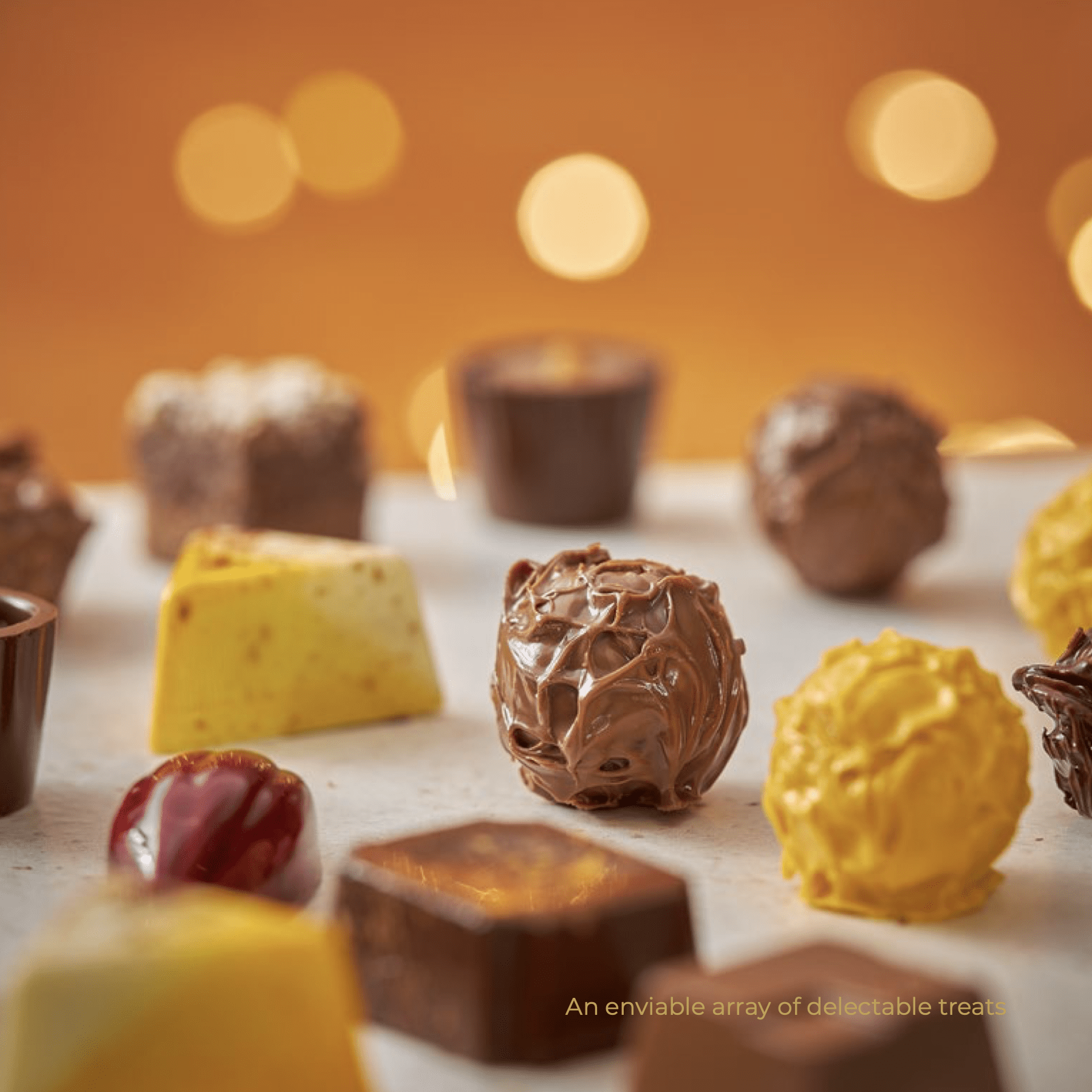 Coveture chocolate truffles